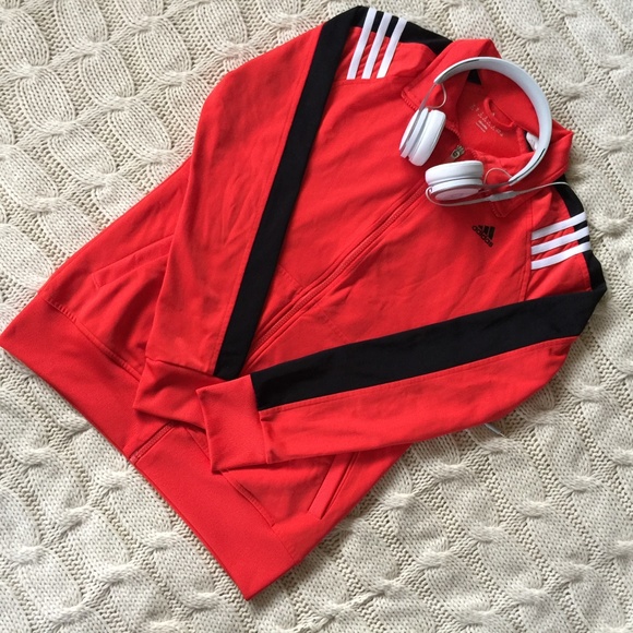 adidas Jackets & Blazers - HP 🎀 Adidas Athletic Full Zip Jacket Size M
